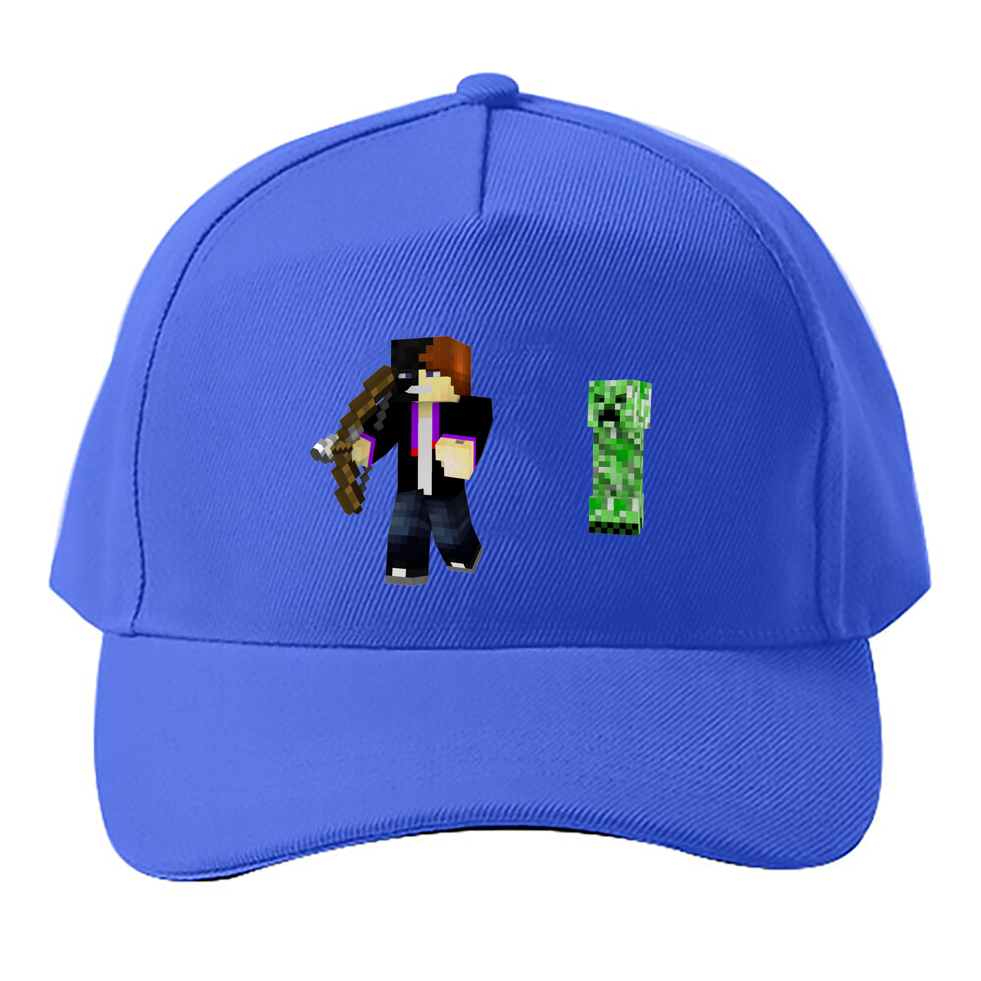 （画像用） マインクラフト ブロックの世界 Minecraft MC Block world ベースボールキャップ 綿100％ 男女兼用 帽子 スポーツ